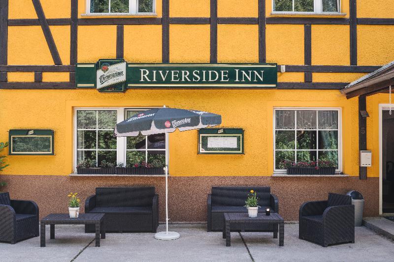 Riverside Inn Oderberg Exterior foto